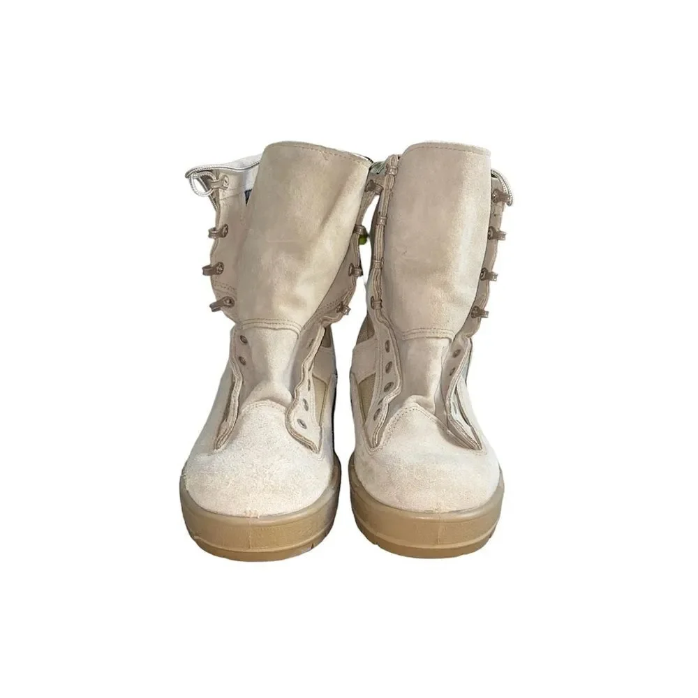 Wellco Army Temperate Weather Waterproof Suede/Nylon Tan Military Combat Boots